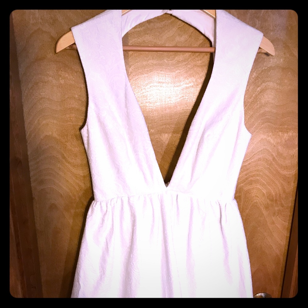 Deep v ASOS dress